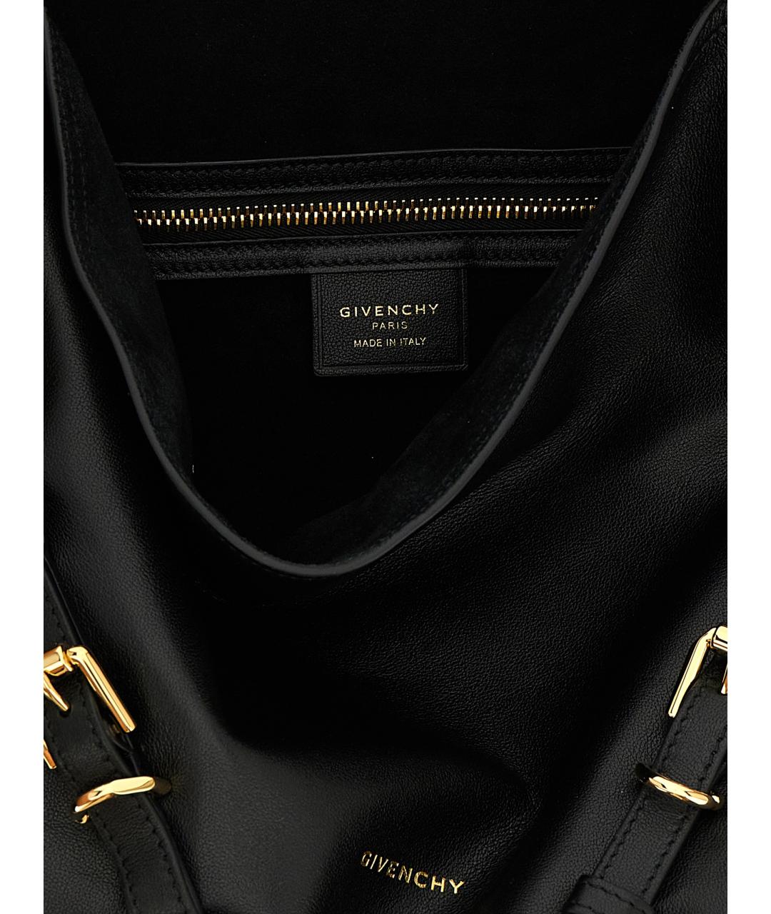 GIVENCHY Черная кожаная сумка через плечо, фото 4