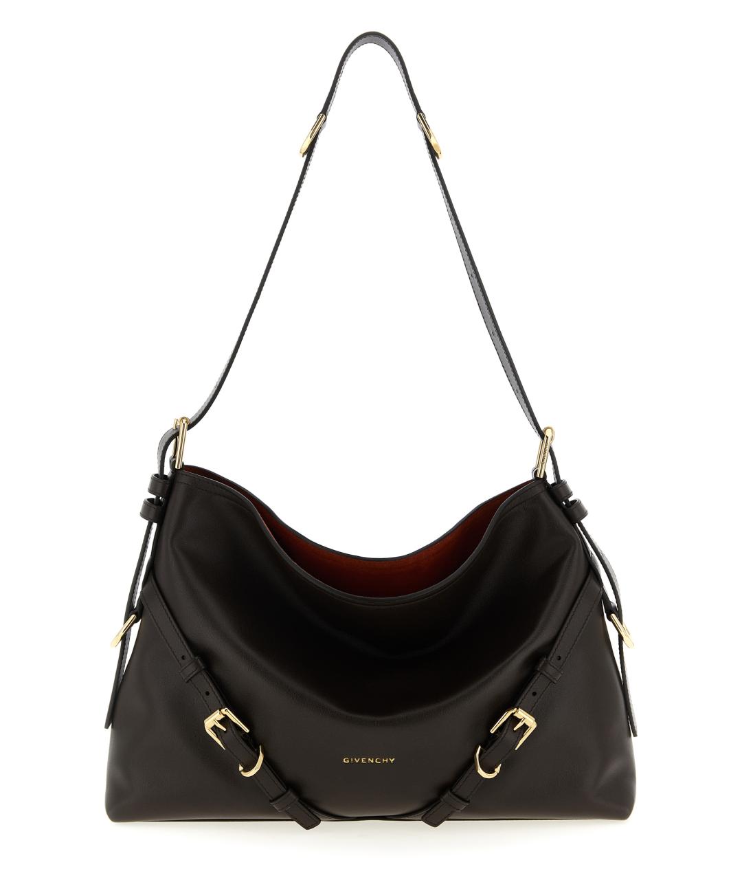 GIVENCHY Коричневая кожаная сумка через плечо, фото 1
