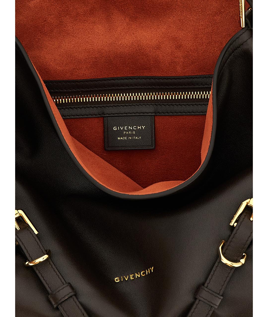 GIVENCHY Коричневая кожаная сумка через плечо, фото 4