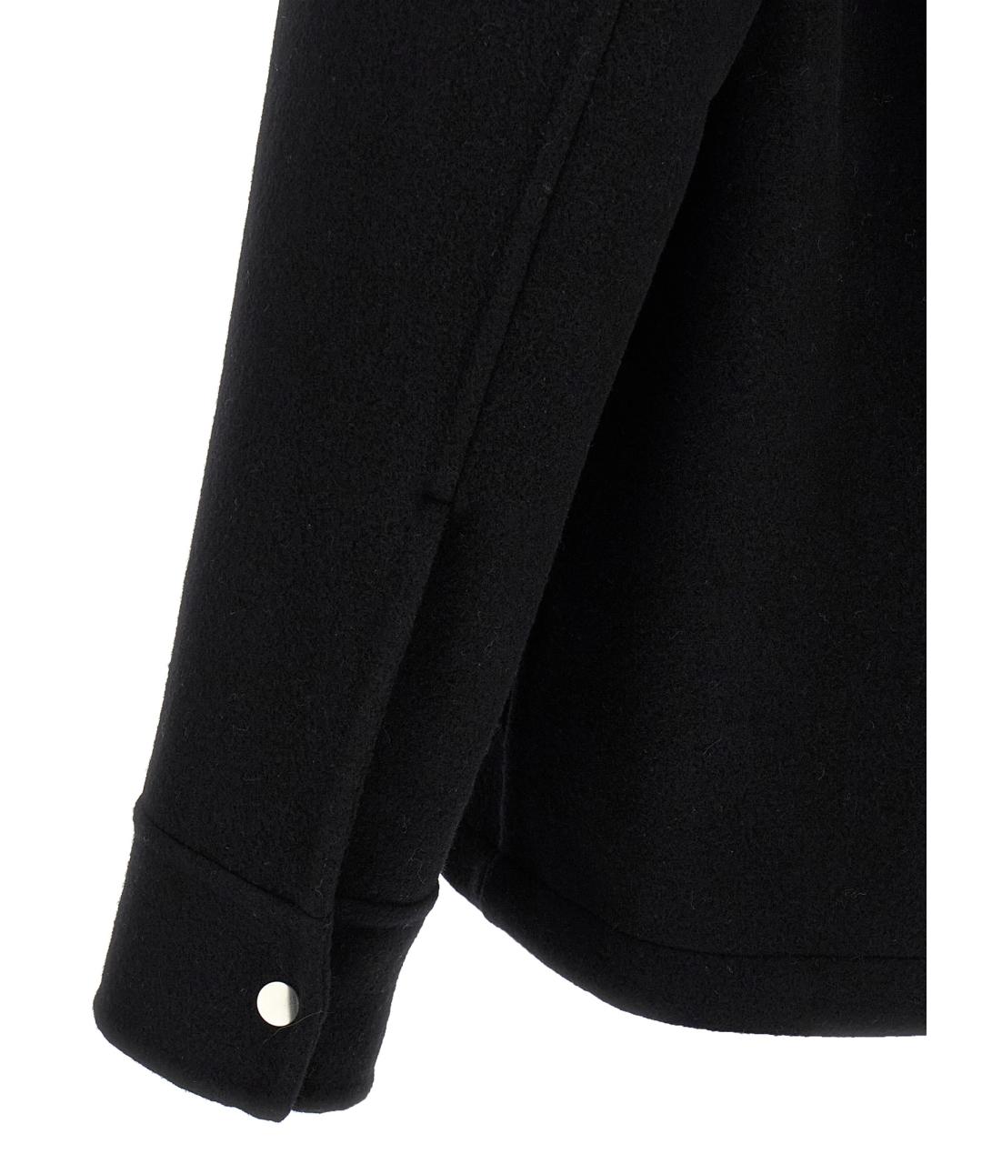 JIL SANDER Черная шерстяная куртка, фото 4