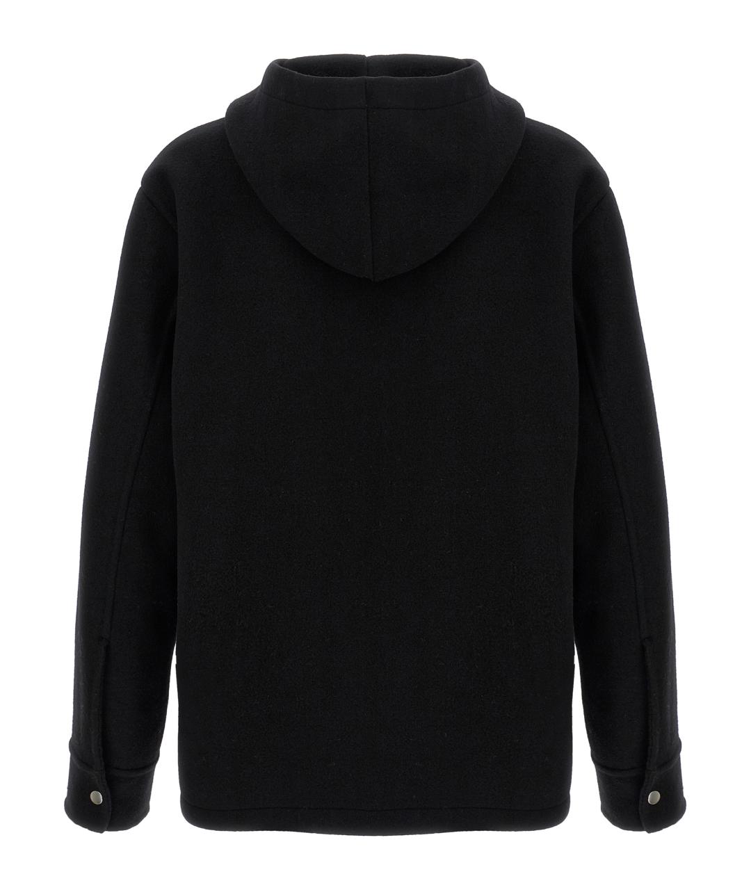 JIL SANDER Черная шерстяная куртка, фото 2