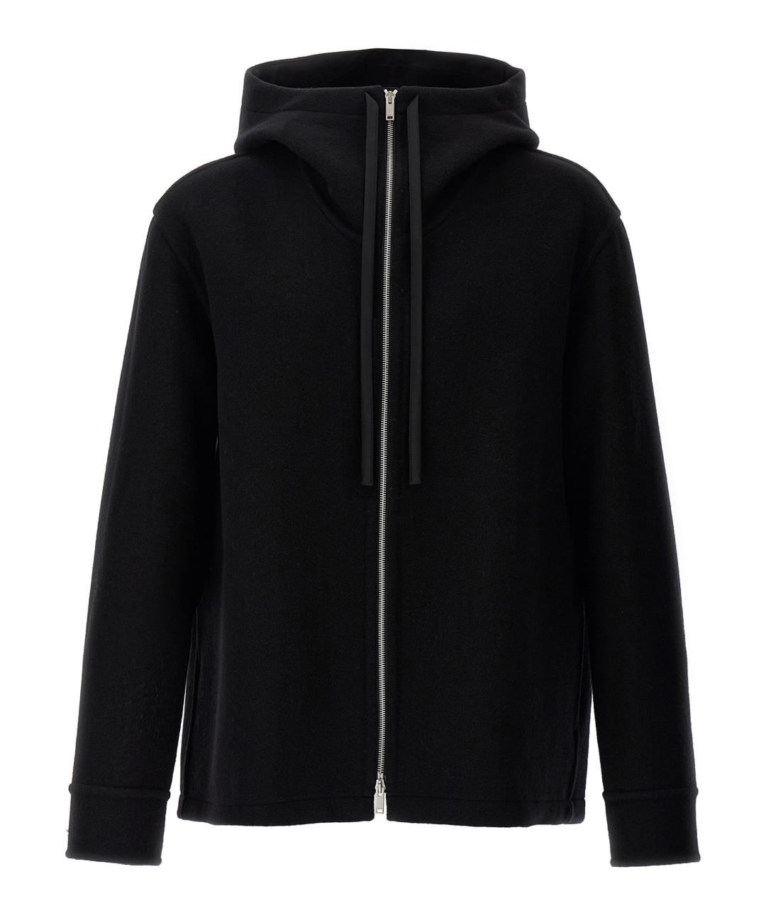 JIL SANDER Черная шерстяная куртка, фото 1