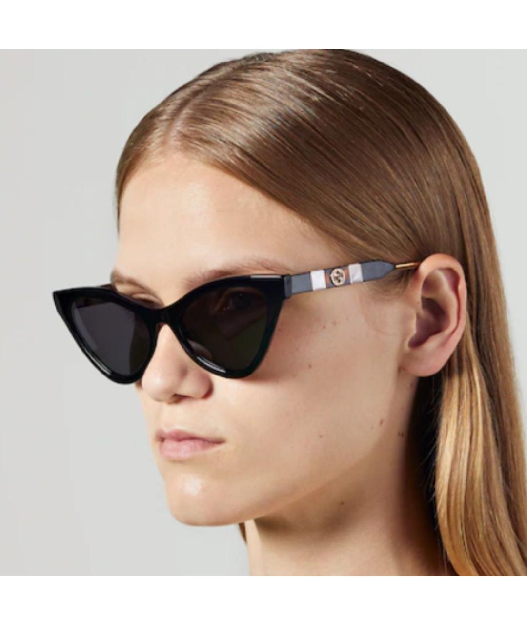 GUCCI Черные солнцезащитные очки, фото 2