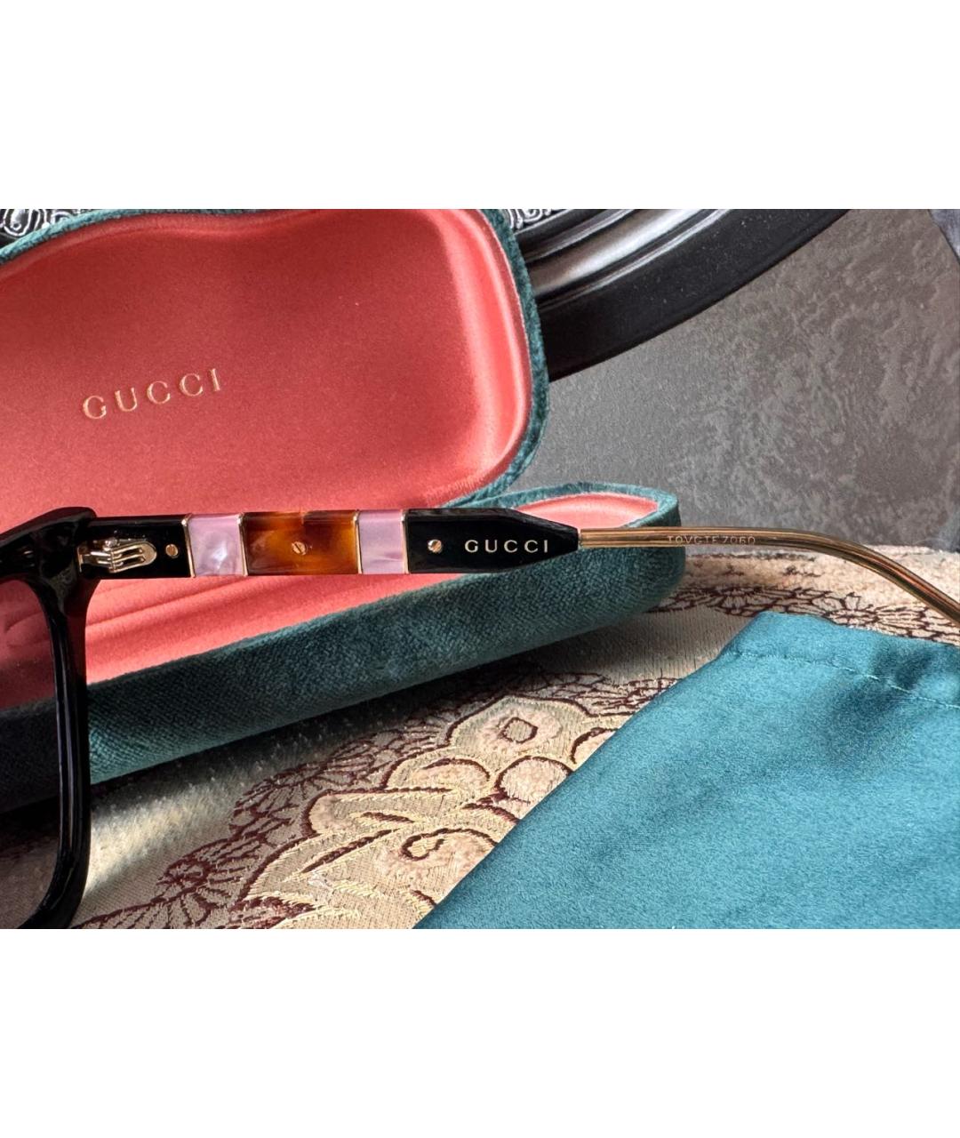 GUCCI Черные солнцезащитные очки, фото 7