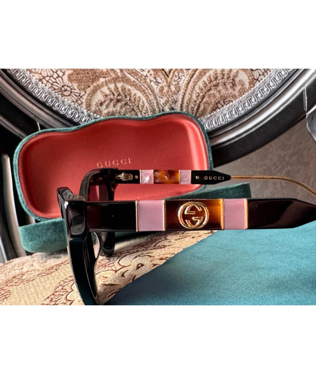 GUCCI Черные солнцезащитные очки, фото 6