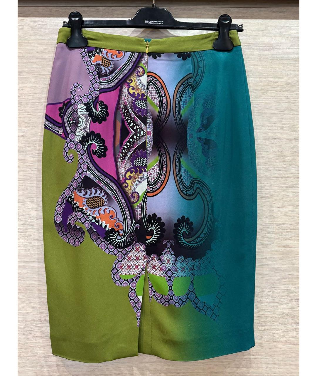 ETRO Мульти вискозная юбка миди, фото 2