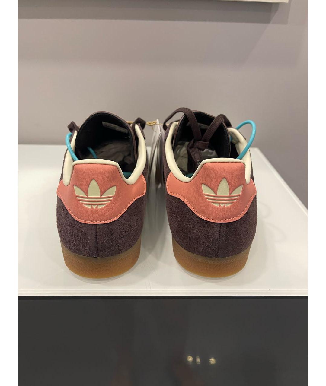 ADIDAS Коричневые замшевые кеды, фото 4