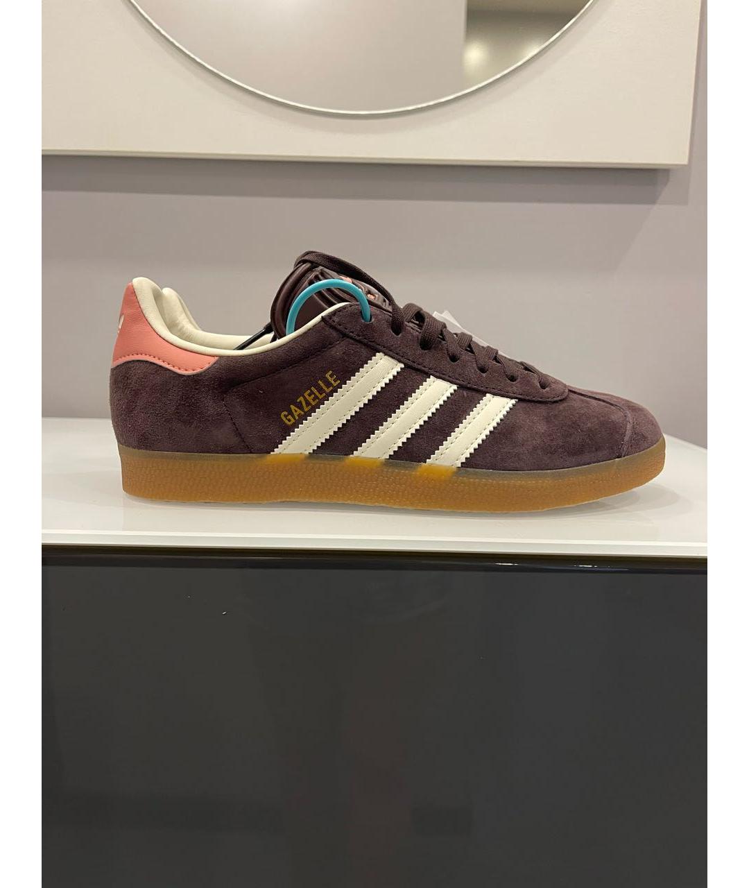 ADIDAS Коричневые замшевые кеды, фото 9