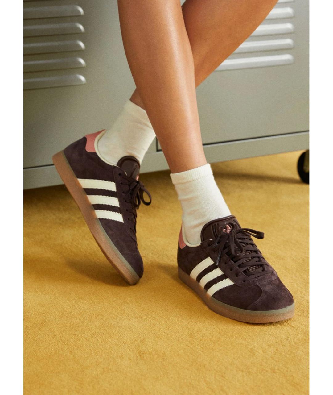 ADIDAS Коричневые замшевые кеды, фото 8