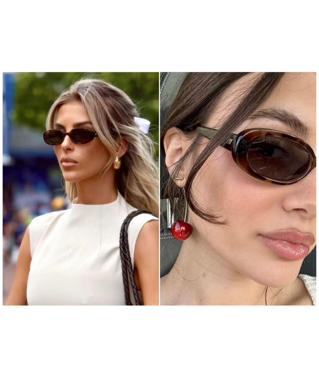 LE SPECS Коричневые солнцезащитные очки, фото 4
