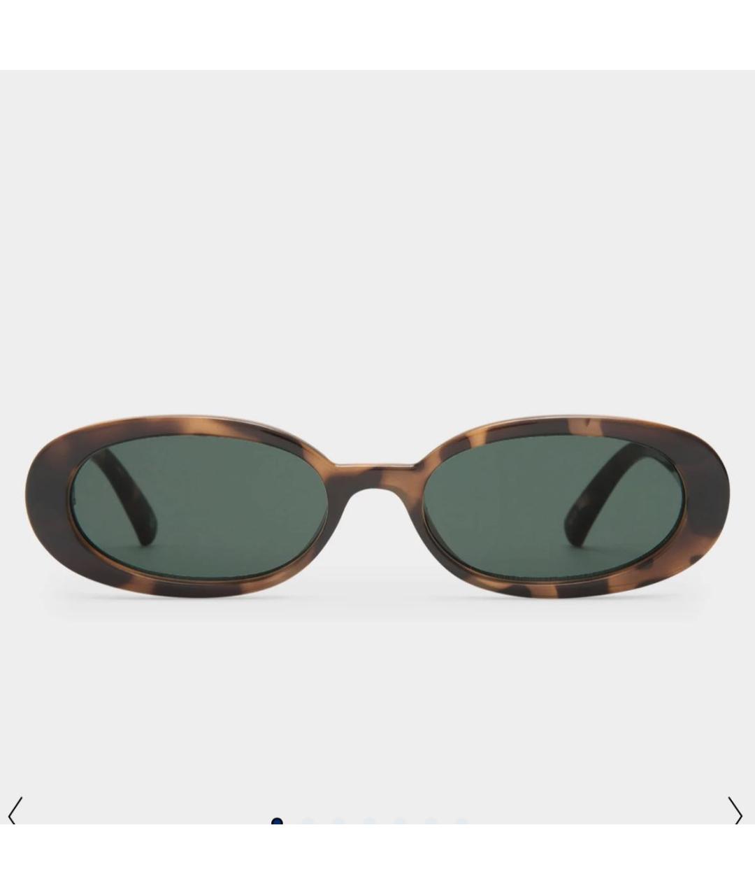 LE SPECS Коричневые солнцезащитные очки, фото 2