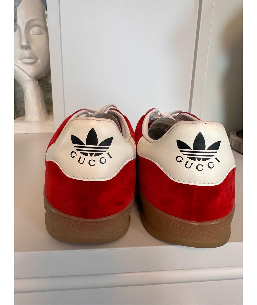 GUCCI Красные кроссовки, фото 3