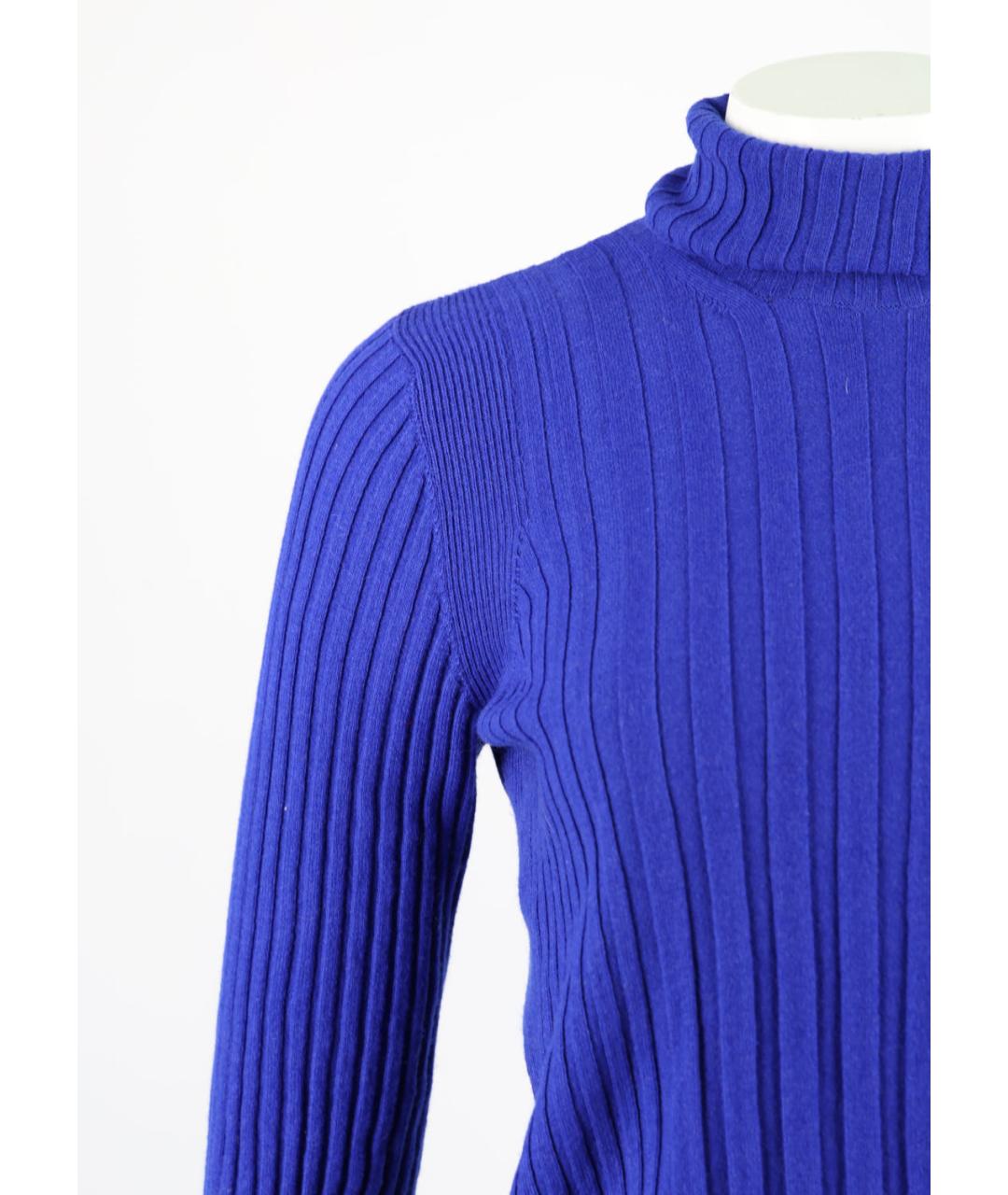 MAISON MARGIELA Синяя шерстяная водолазка, фото 5