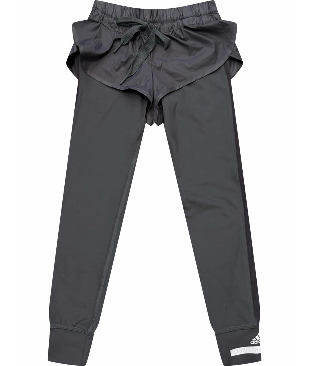 ADIDAS BY STELLA MCCARTNEY Серые полиэстеровые спортивные брюки и шорты, фото 1