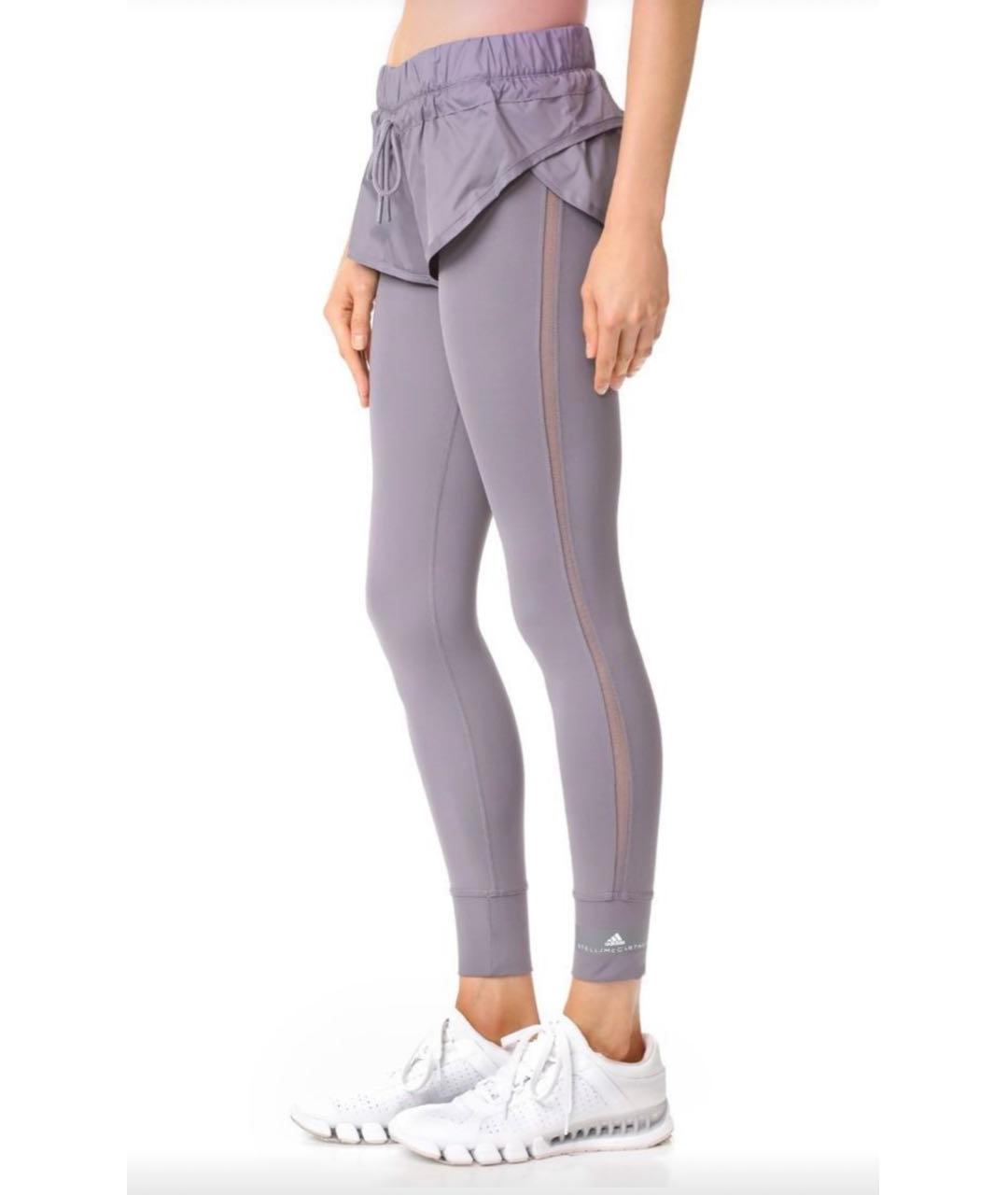 ADIDAS BY STELLA MCCARTNEY Серые полиэстеровые спортивные брюки и шорты, фото 7
