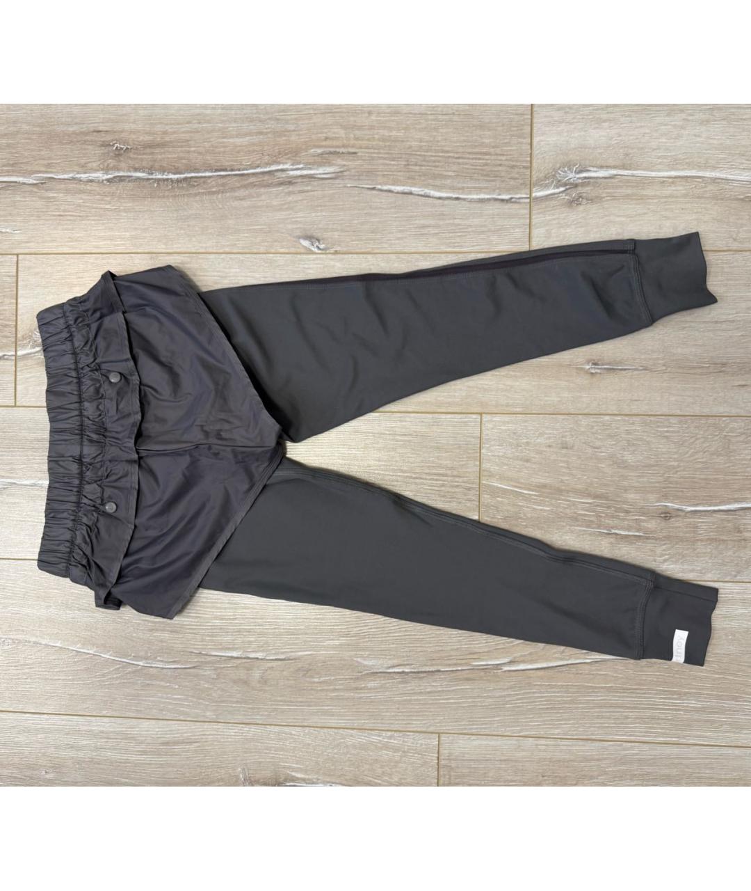 ADIDAS BY STELLA MCCARTNEY Серые полиэстеровые спортивные брюки и шорты, фото 2