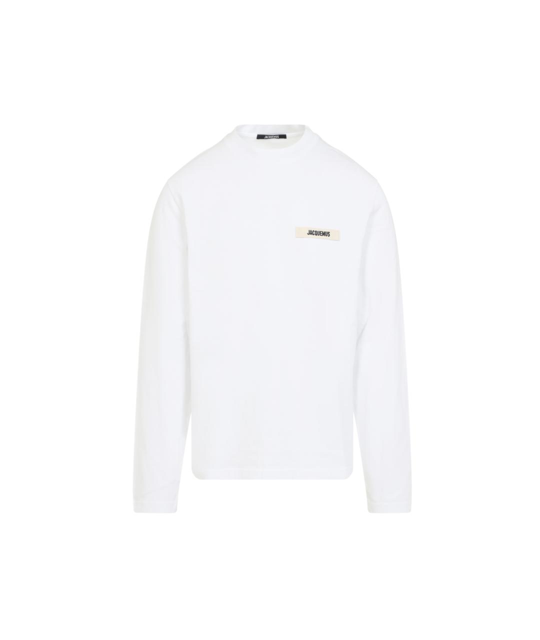 JACQUEMUS Белая хлопковая футболка, фото 1