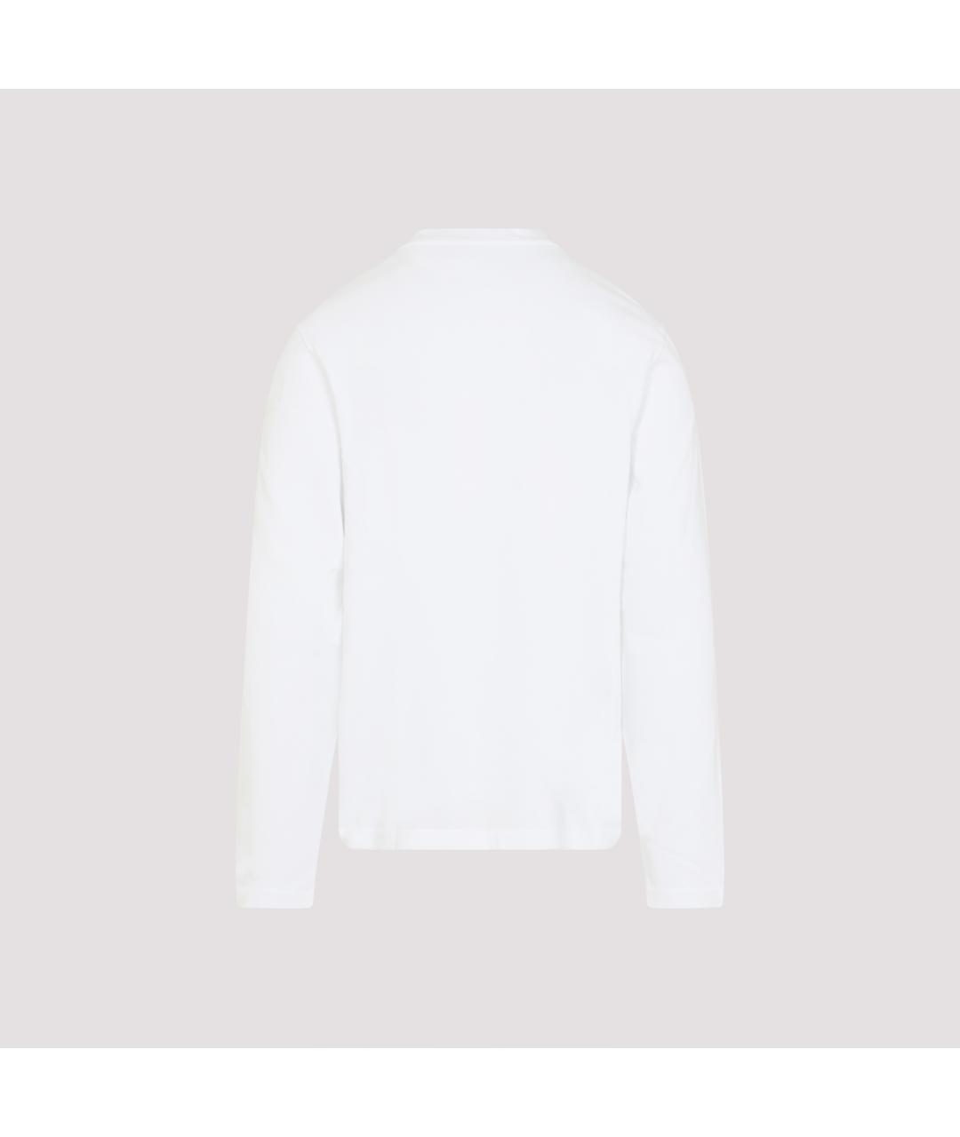 JACQUEMUS Белая хлопковая футболка, фото 3