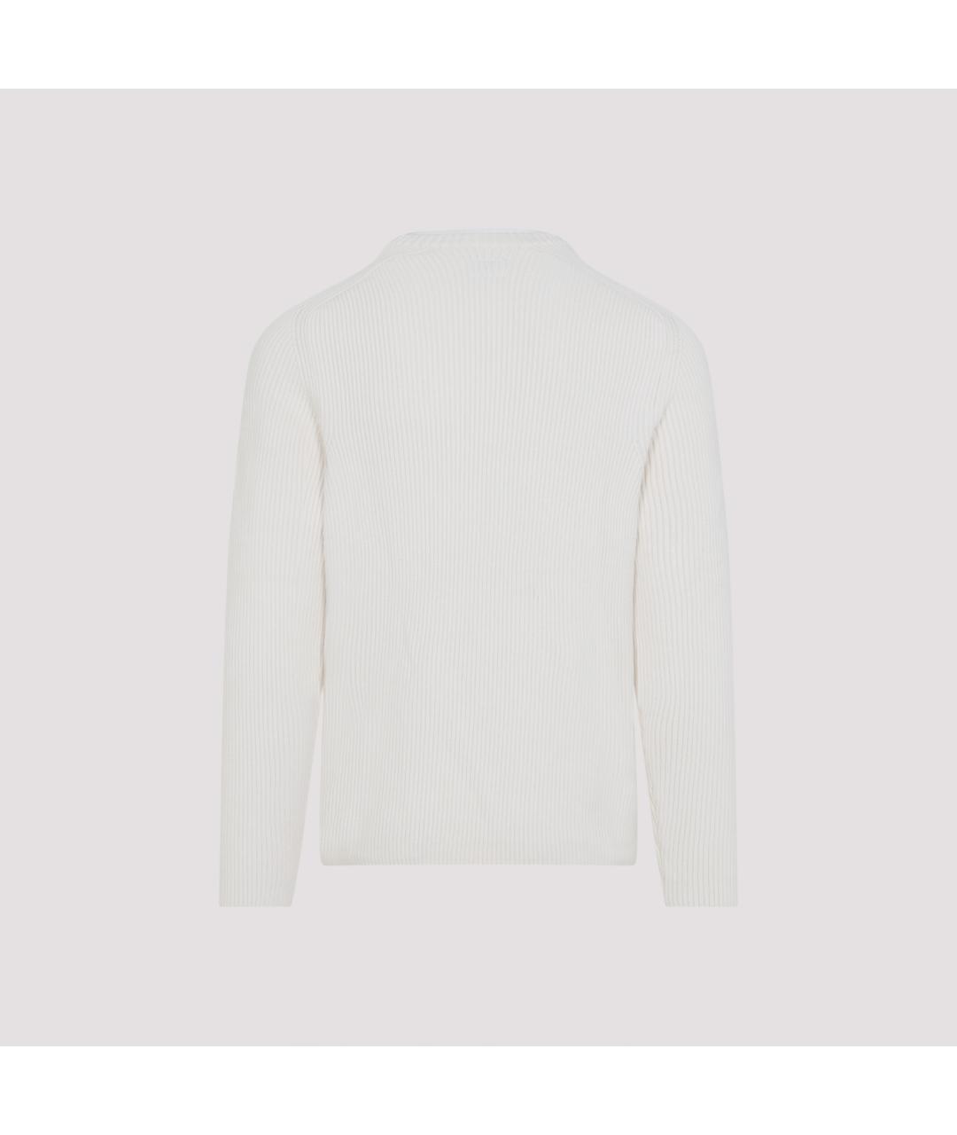 CP COMPANY Белый хлопковый джемпер / свитер, фото 4