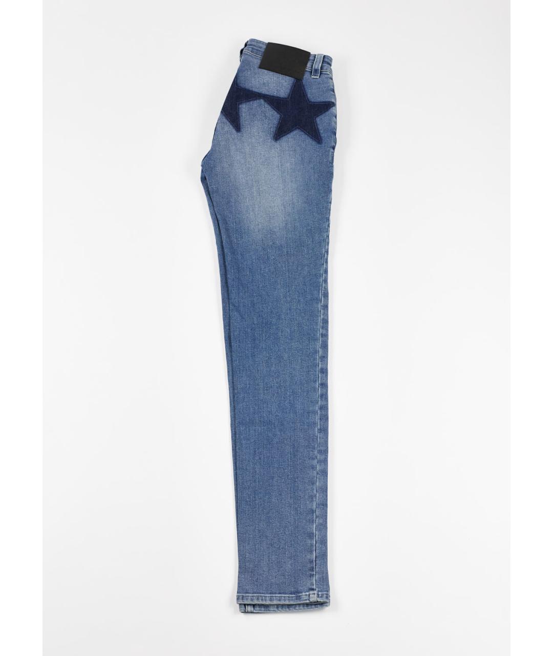 GIVENCHY Голубые хлопко-эластановые прямые джинсы, фото 6