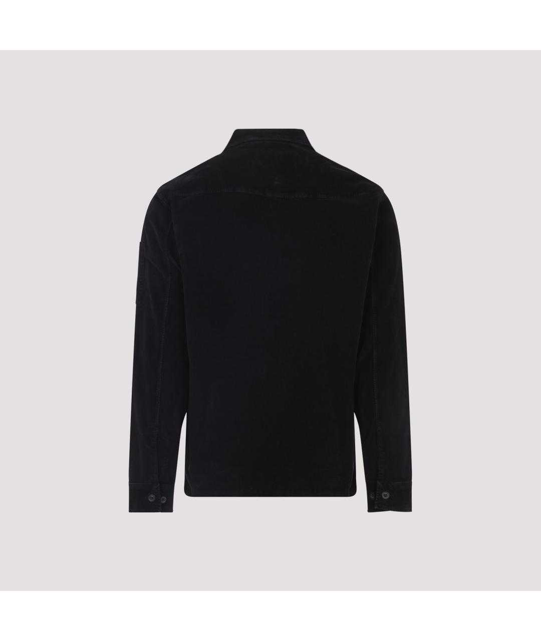 CP COMPANY Черная хлопковая кэжуал рубашка, фото 4
