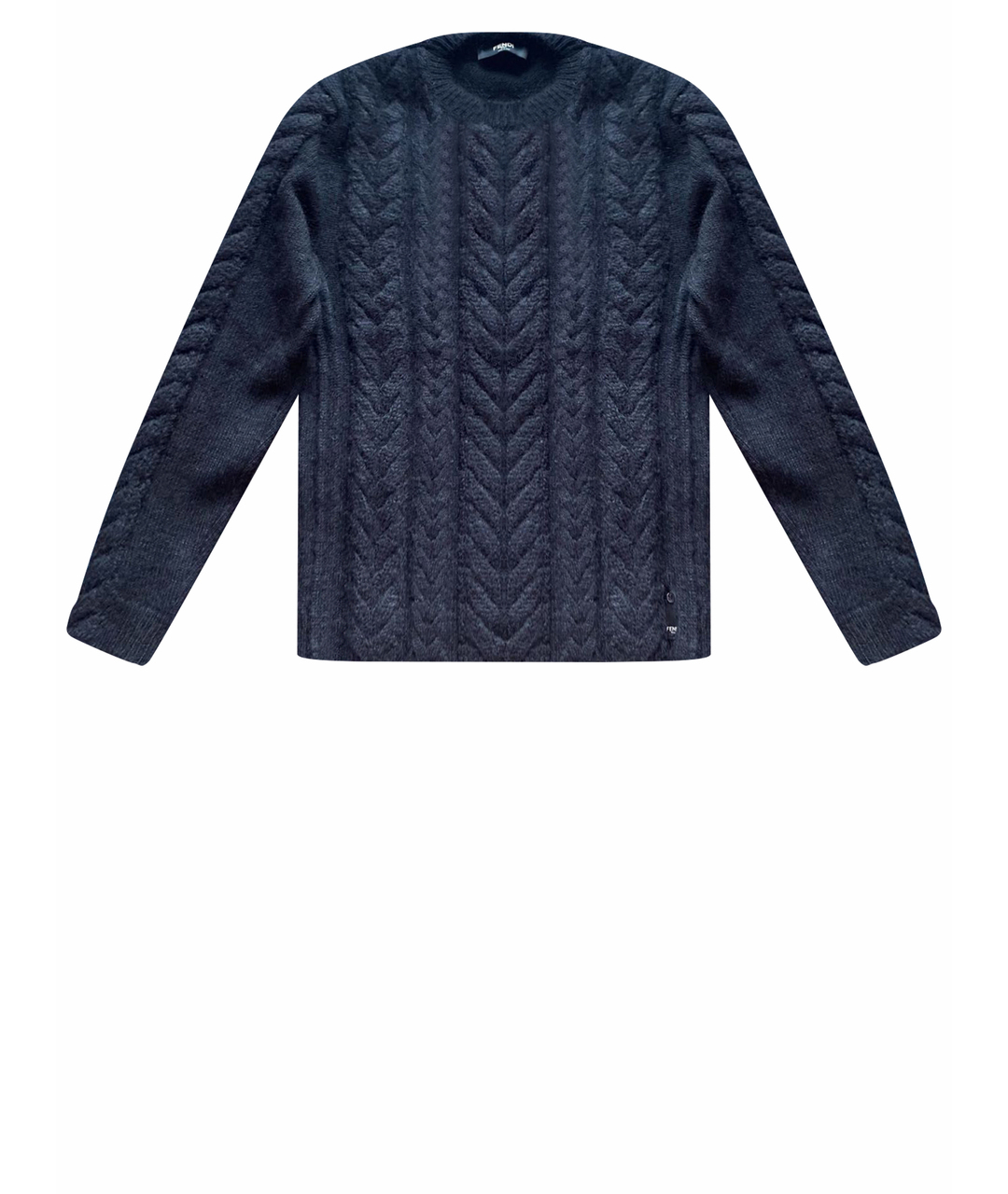 FENDI Черный шерстяной джемпер / свитер, фото 1