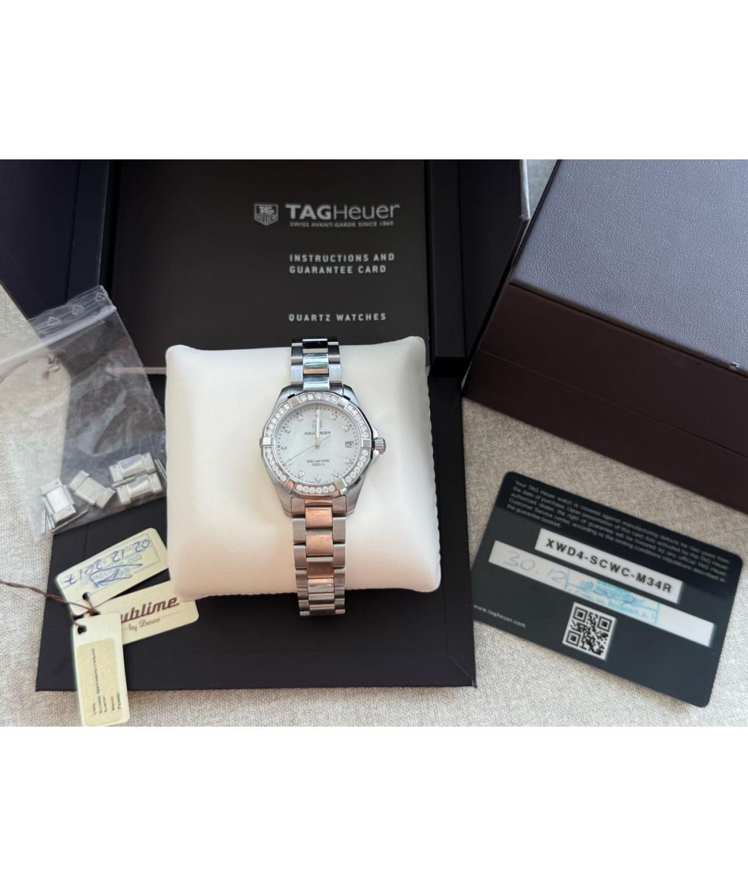 TAG HEUER Серебряные стальные часы, фото 7