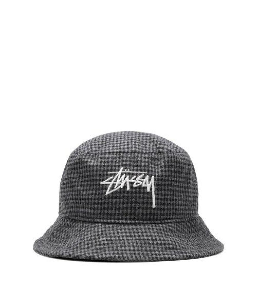 STUSSY Черная шерстяная шляпа, фото 1