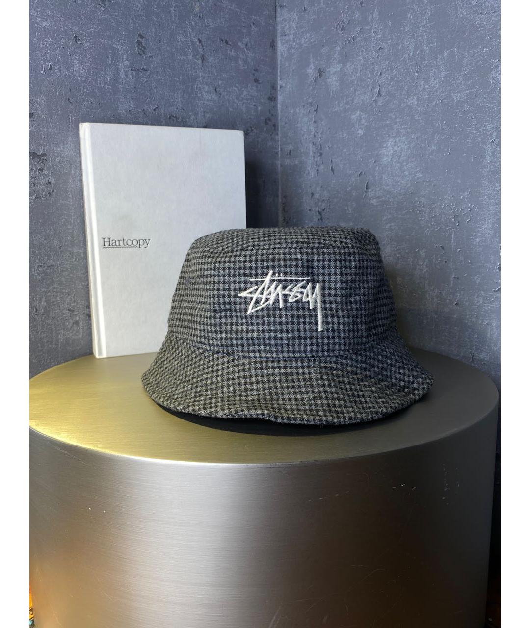 STUSSY Черная шерстяная шляпа, фото 2