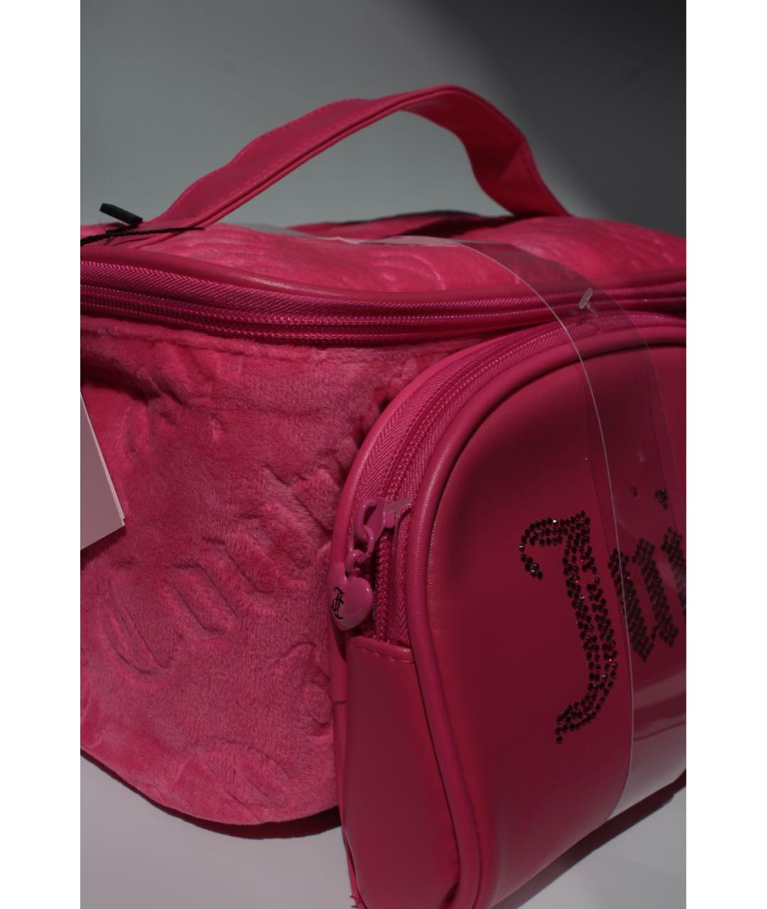 JUICY COUTURE Розовая косметичка, фото 3