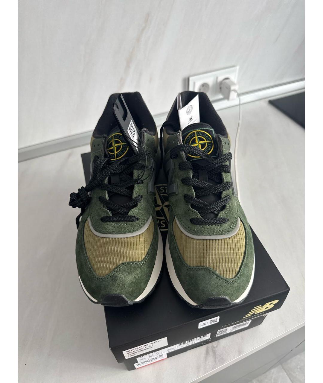 NEW BALANCE Хаки низкие кроссовки / кеды, фото 2