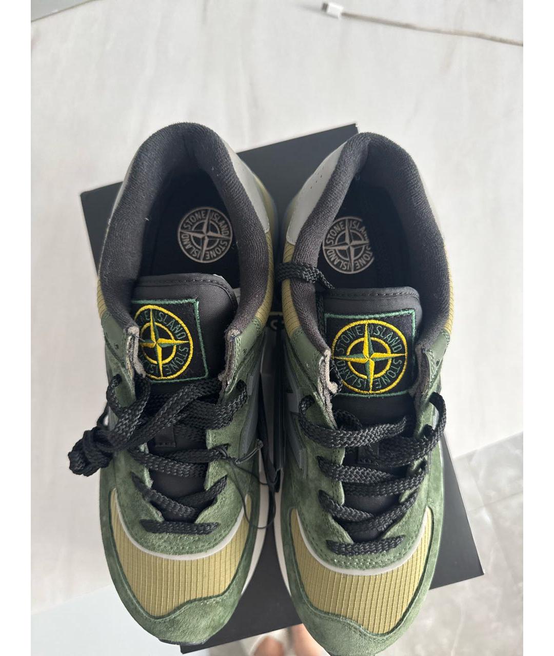NEW BALANCE Хаки низкие кроссовки / кеды, фото 3