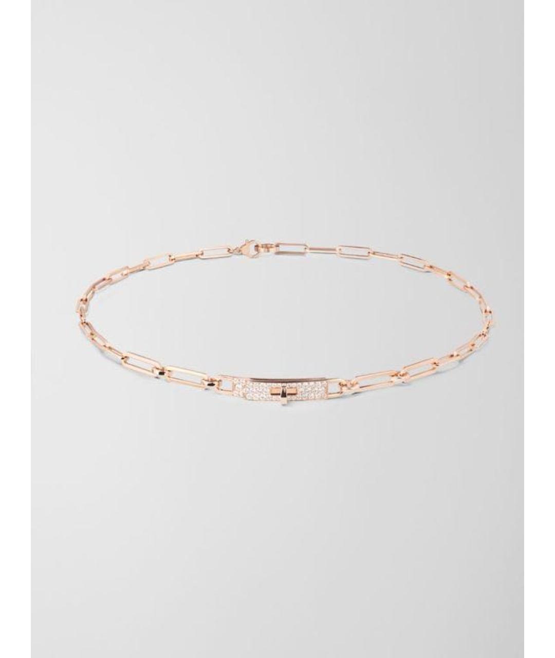 HERMES Желтый чокер из желтого золота, фото 9