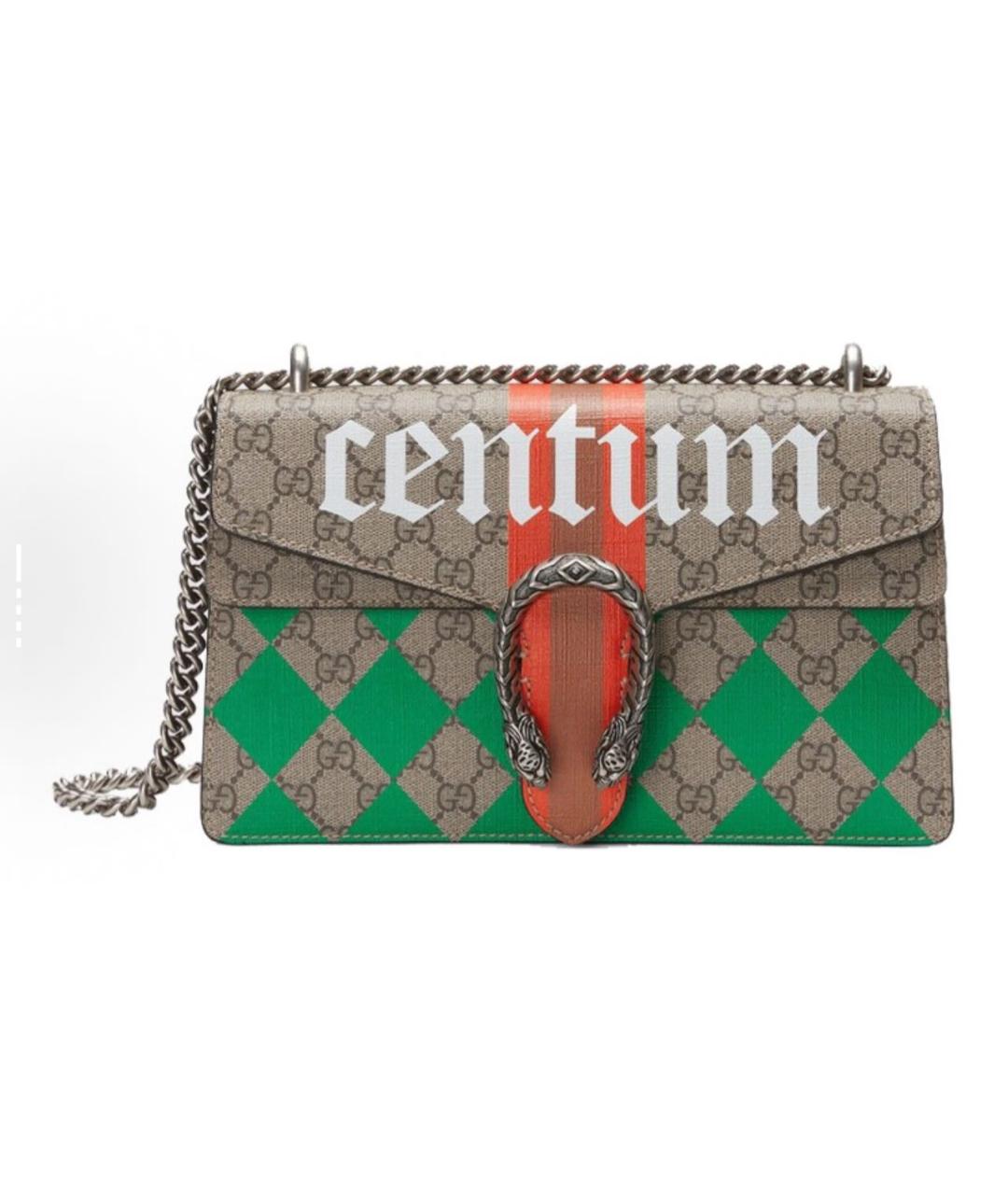 GUCCI Бежевая тканевая сумка через плечо, фото 8