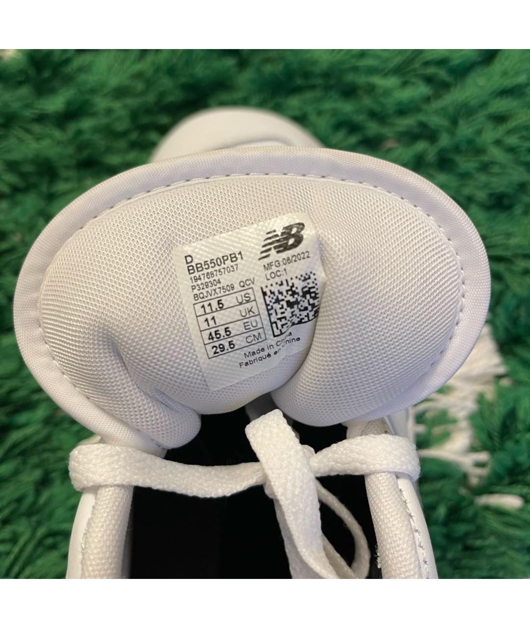 NEW BALANCE Белые низкие кроссовки / кеды, фото 5