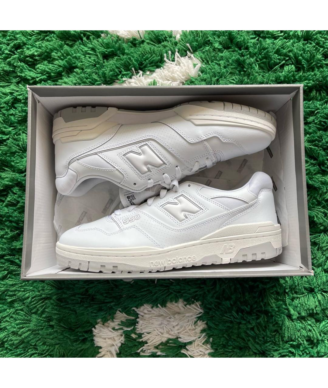 NEW BALANCE Белые низкие кроссовки / кеды, фото 4