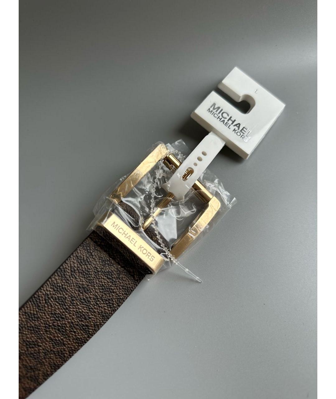 MICHAEL KORS Коричневый ремень, фото 3