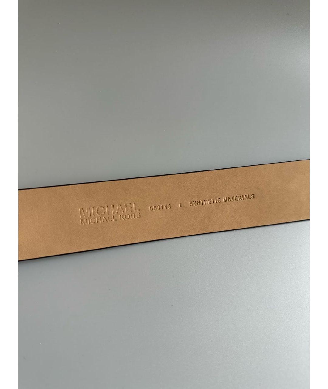 MICHAEL KORS Коричневый ремень, фото 4