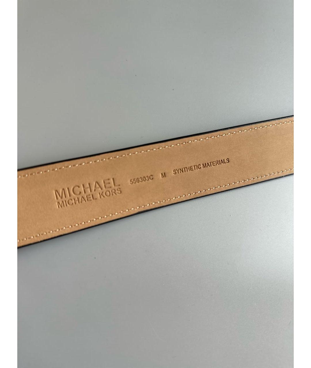 MICHAEL KORS Черный ремень, фото 4