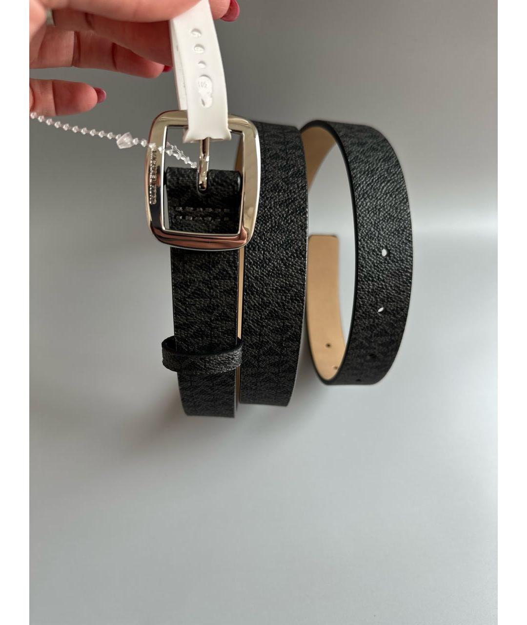 MICHAEL KORS Черный ремень, фото 5