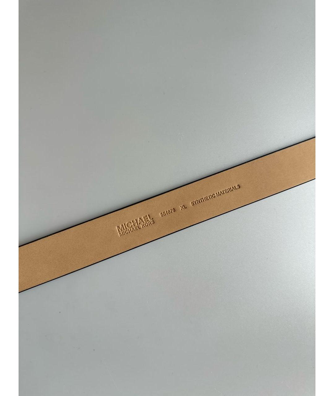 MICHAEL KORS Черный ремень, фото 4