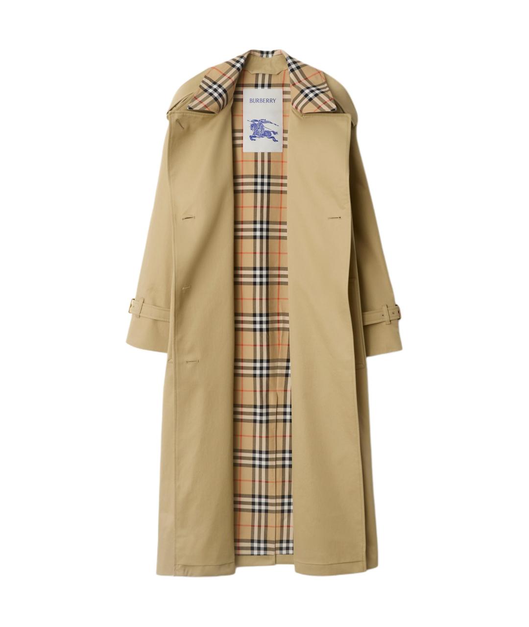BURBERRY Бежевый тренч/плащ, фото 2