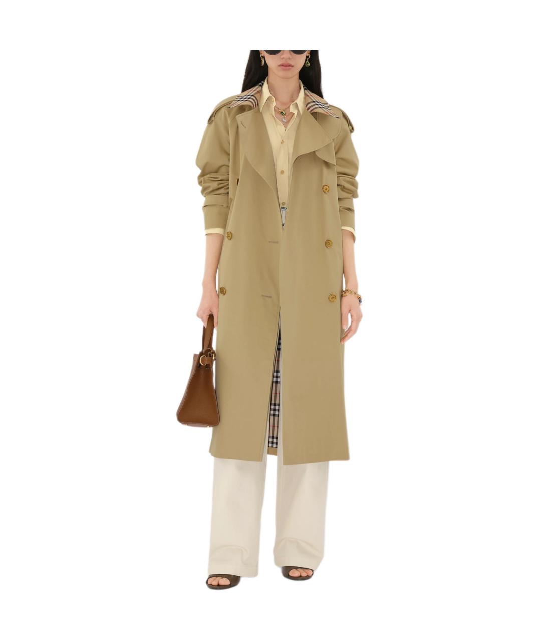 BURBERRY Бежевый тренч/плащ, фото 3