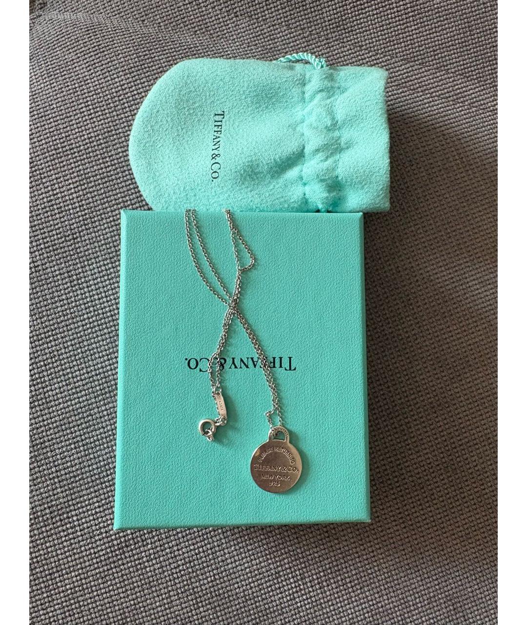 TIFFANY&CO Серебряное серебряное колье, фото 2