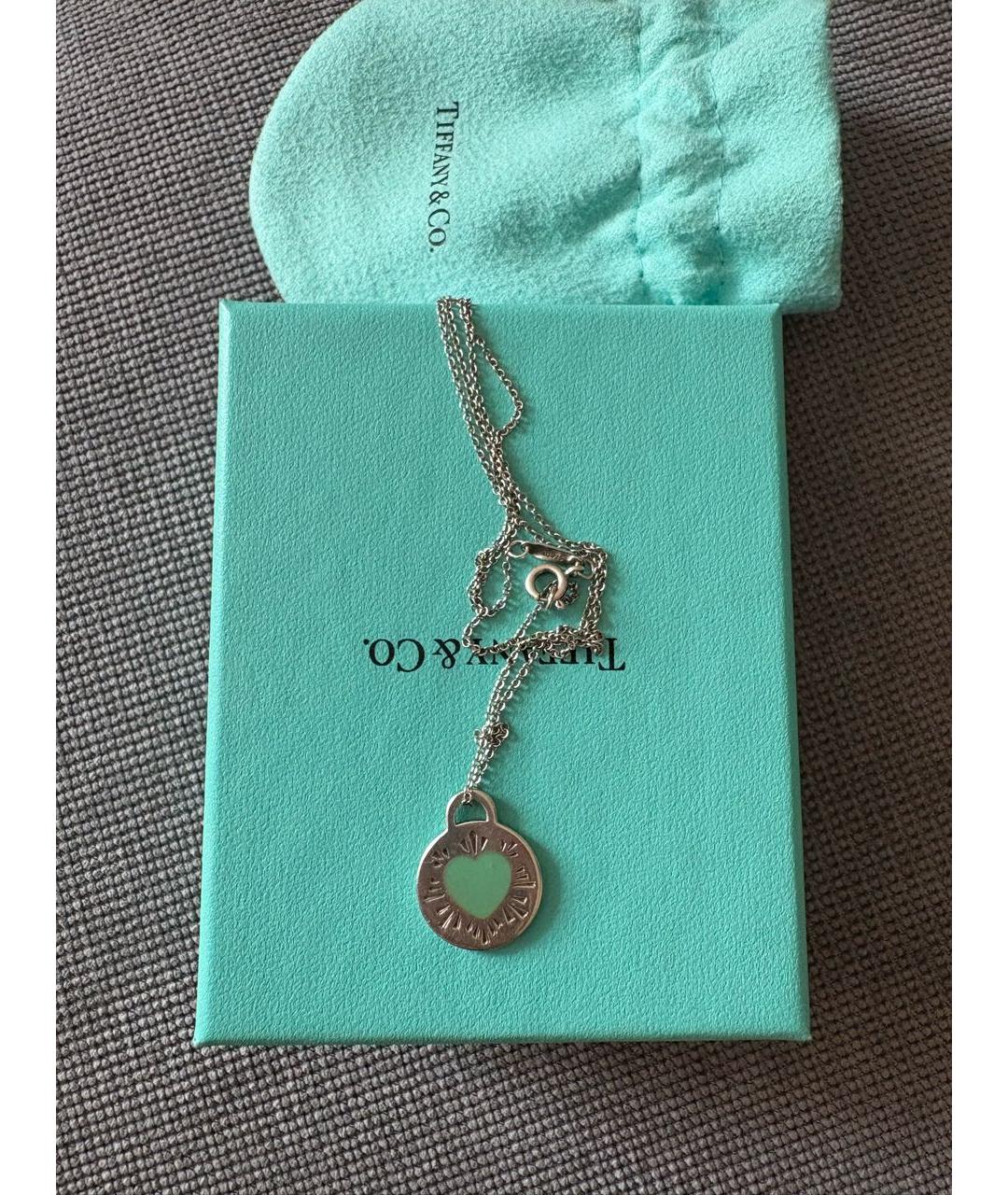 TIFFANY&CO Серебряное серебряное колье, фото 3