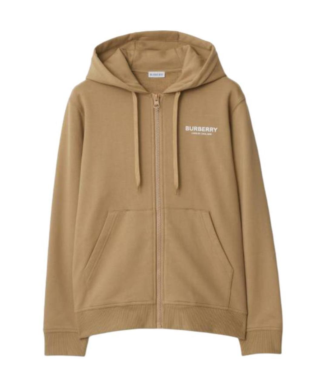 BURBERRY Бежевая хлопковая куртка, фото 3