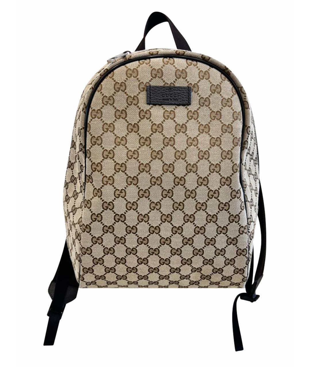 GUCCI Бежевый рюкзак, фото 1