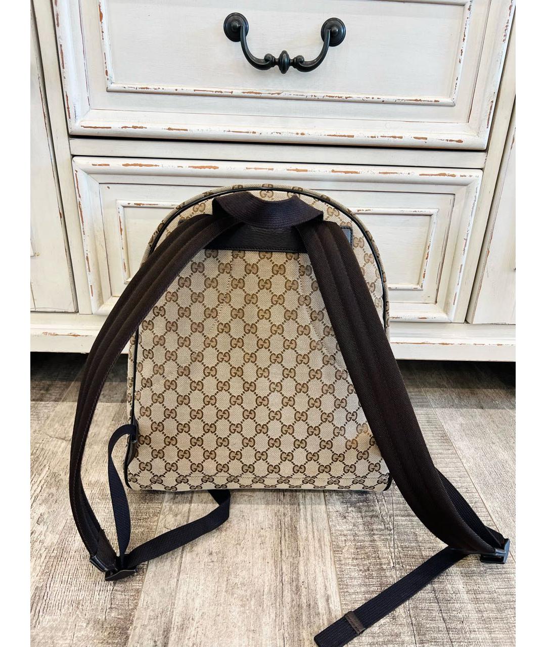 GUCCI Бежевый рюкзак, фото 2