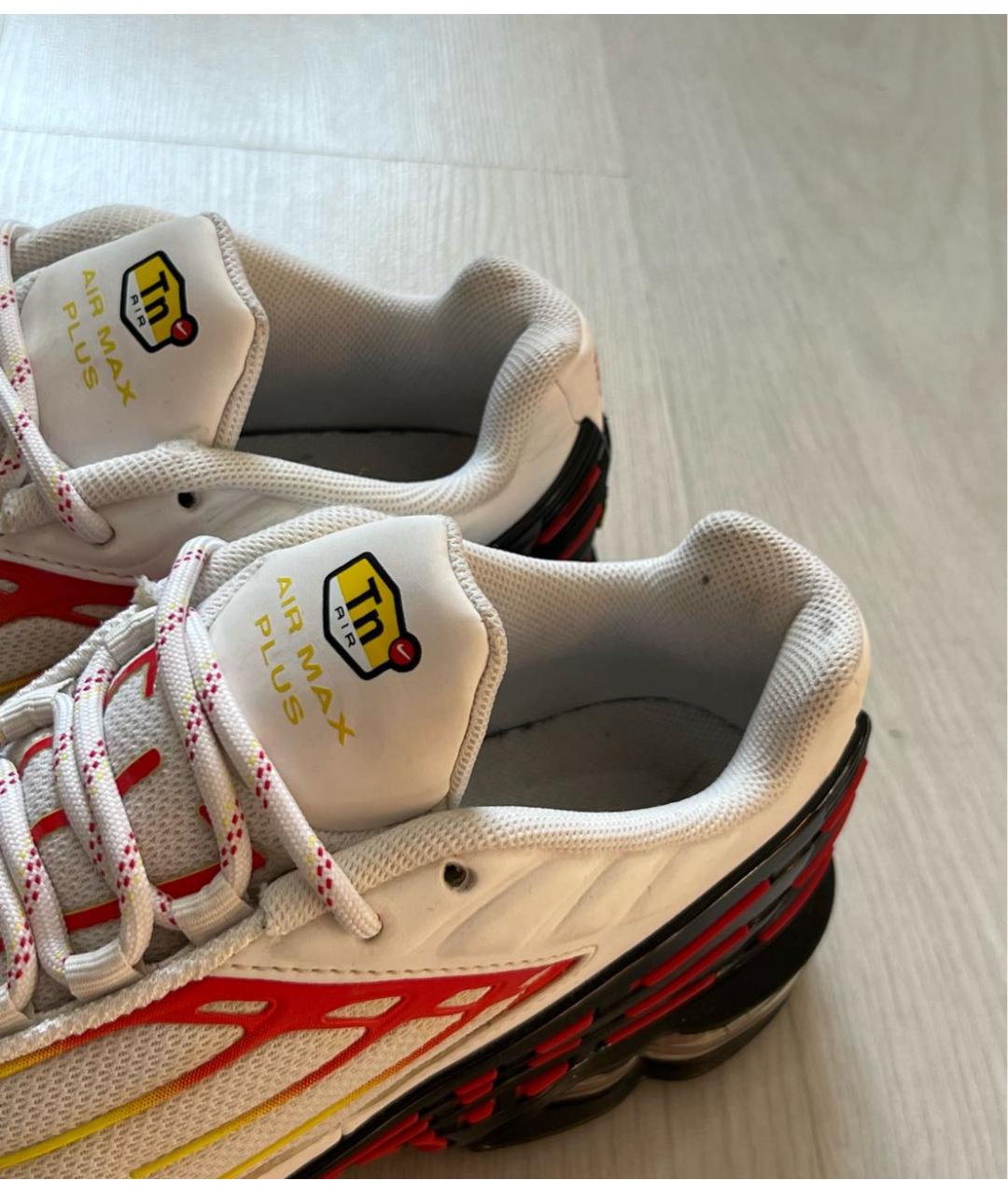 NIKE Белые текстильные кроссовки, фото 6