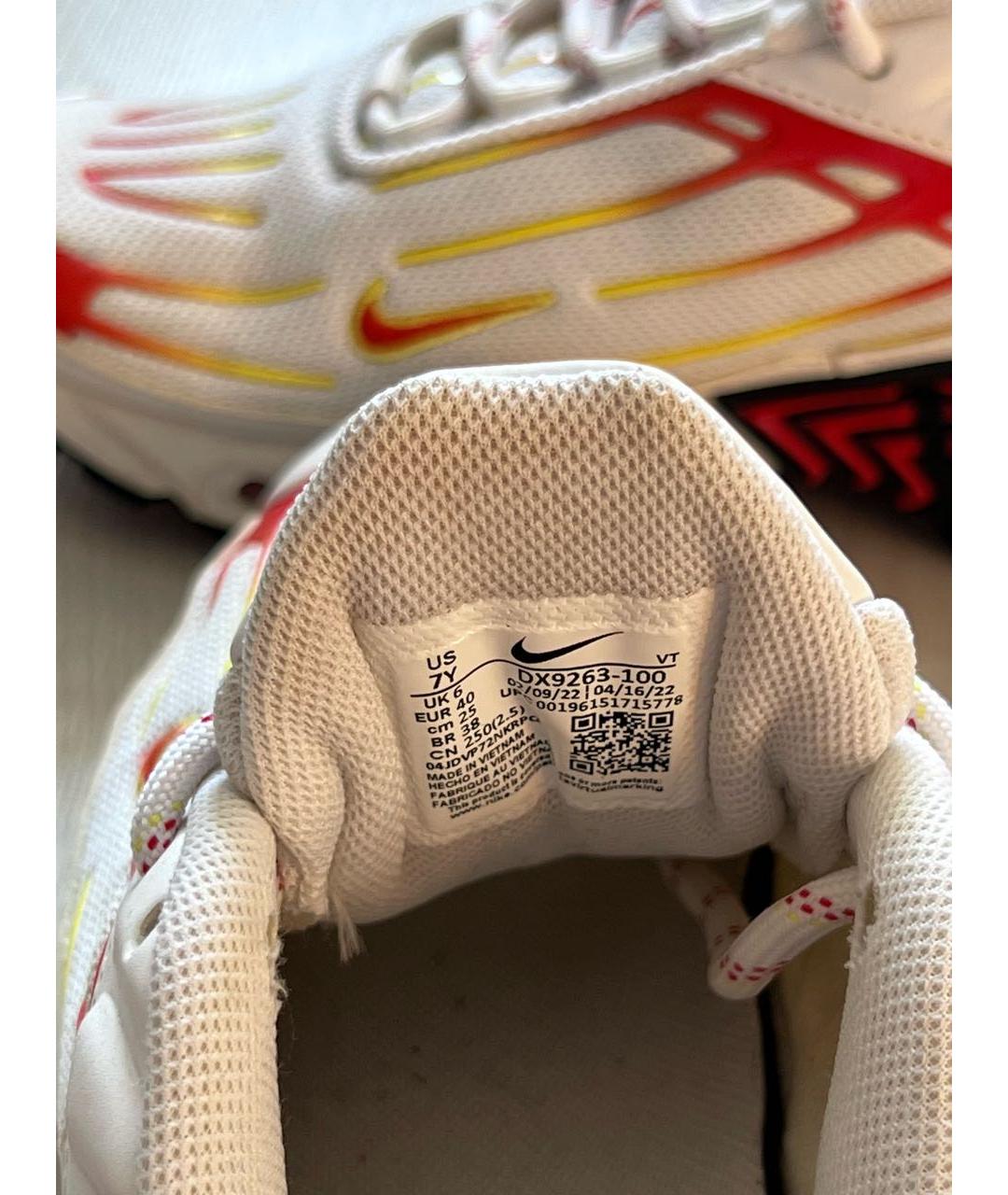 NIKE Белые текстильные кроссовки, фото 7